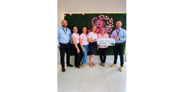 Rede Feminina de Combate ao C&acirc;ncer de Chapad&atilde;o do Sul (MS) recebe R$ 15 mil doados pelos cooperados da Cocamar