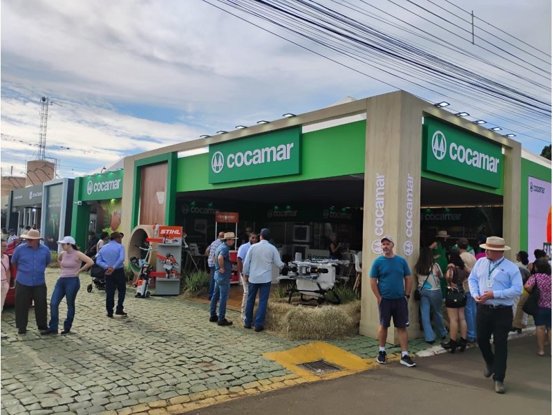 Estande da Cocamar na ExpoLondrina  recebeu produtores de toda a regi&atilde;o