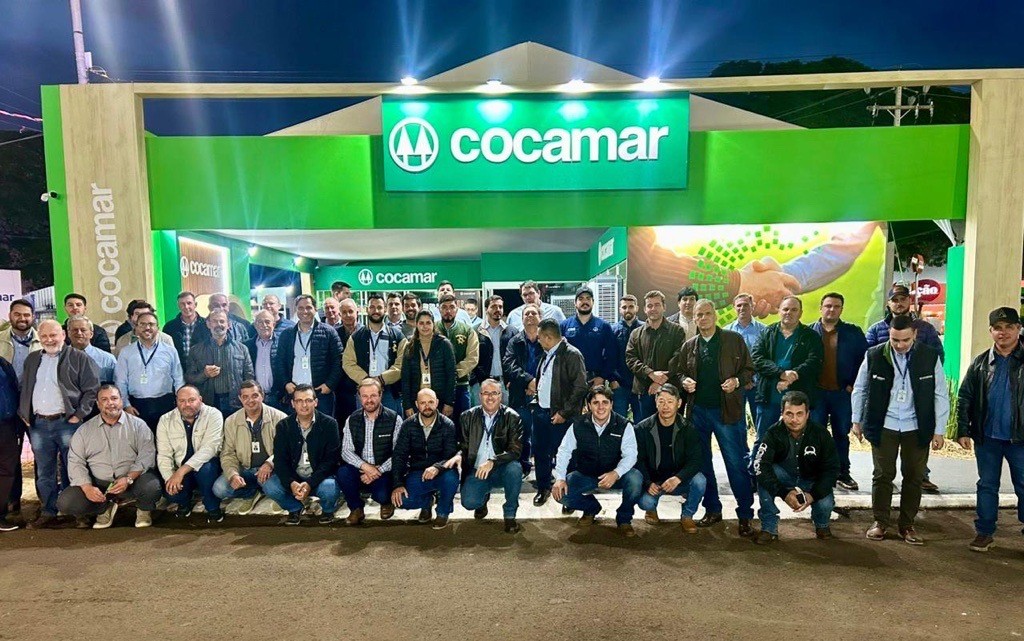 Estande da Cocamar &eacute; ponto de encontro dos cooperados na Expoing&aacute;