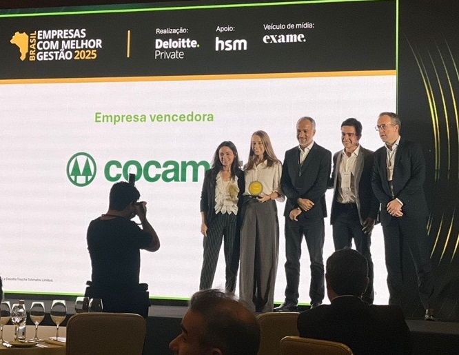 Pelo quarto ano, Deloitte reconhece Cocamar como Empresa de Melhor Gestão do Brasil