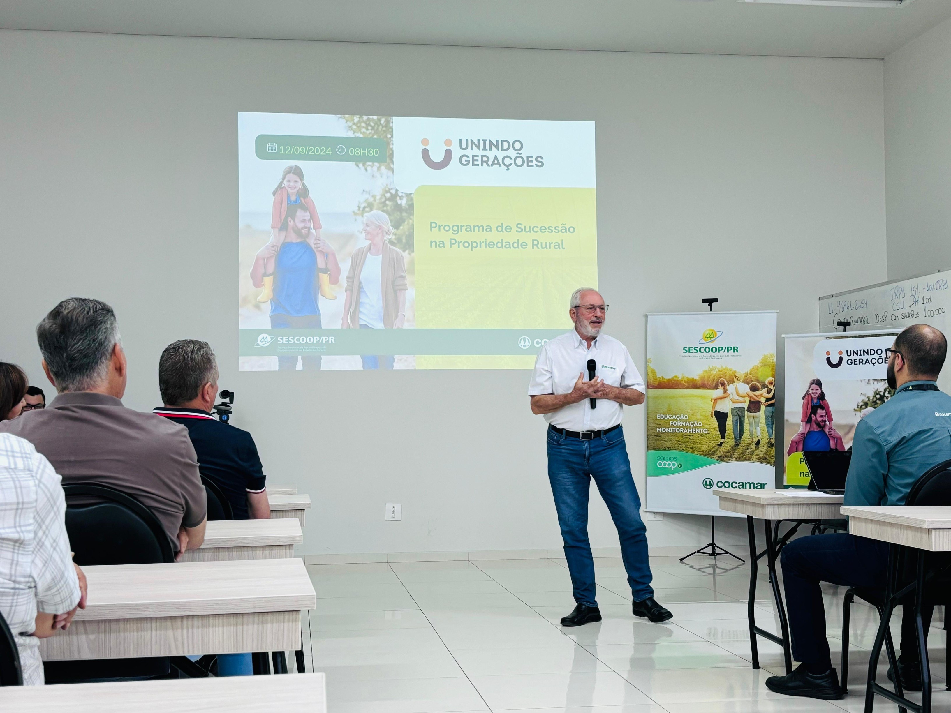 Programa piloto Unindo Gerações, voltado à sucessão no campo, é lançado na Cocamar pelo Sistema Ocepar/Sescoop/PR 