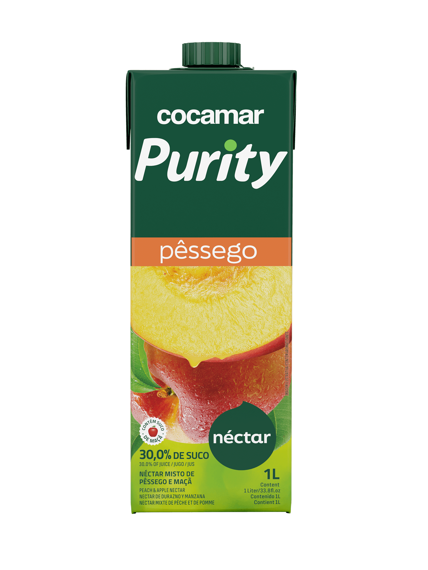 Purity Néctar Pêssego 1 L